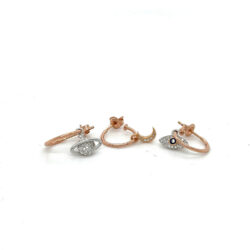 ‘My lucky charm’ drop earrings